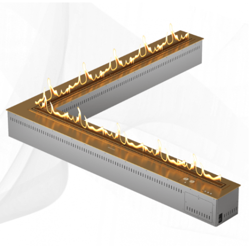 Биокамин автоматический Airtone Andalle Angle 1500 Золото