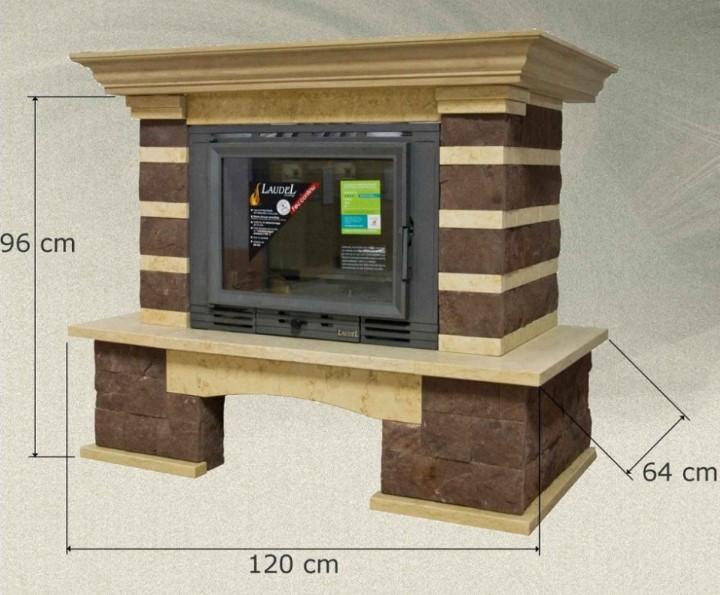 Каминная облицовка Jabo Marmi Anna 700 пристенная