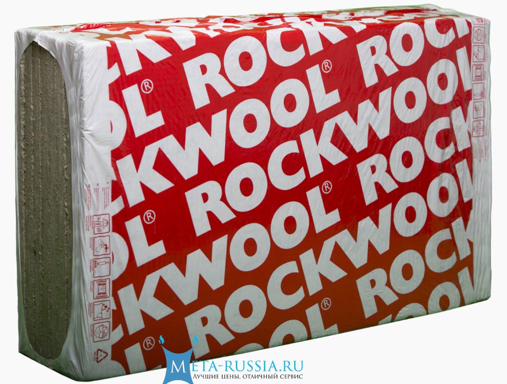 Вата базальтовая фольгированная Rockwool (упаковка 6 листов)