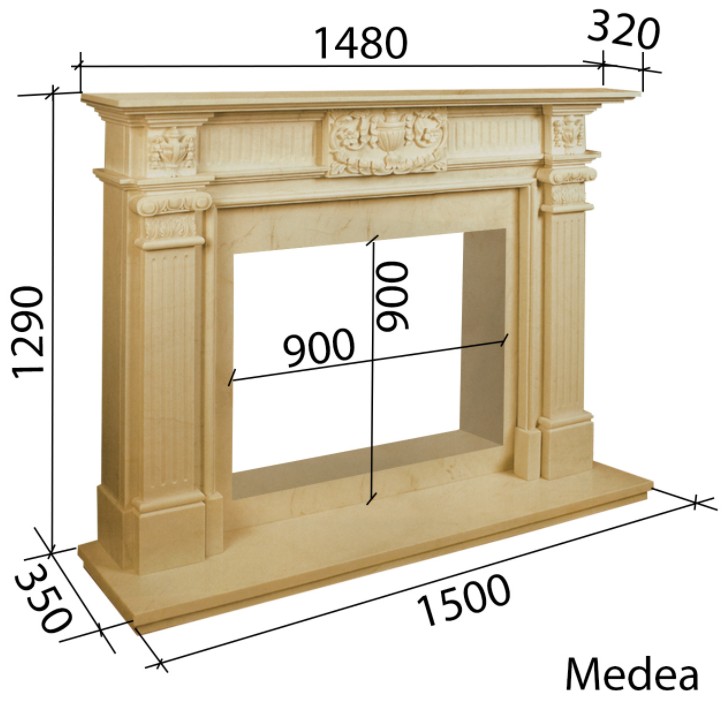 Каминный портал Madeira MEDEA